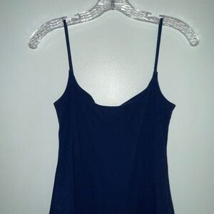 Reformation Blue Camisole Fitted Spaghetti Straps